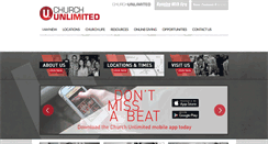 Desktop Screenshot of churchunlimited.co.nz