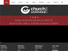 Tablet Screenshot of churchunlimited.co.za